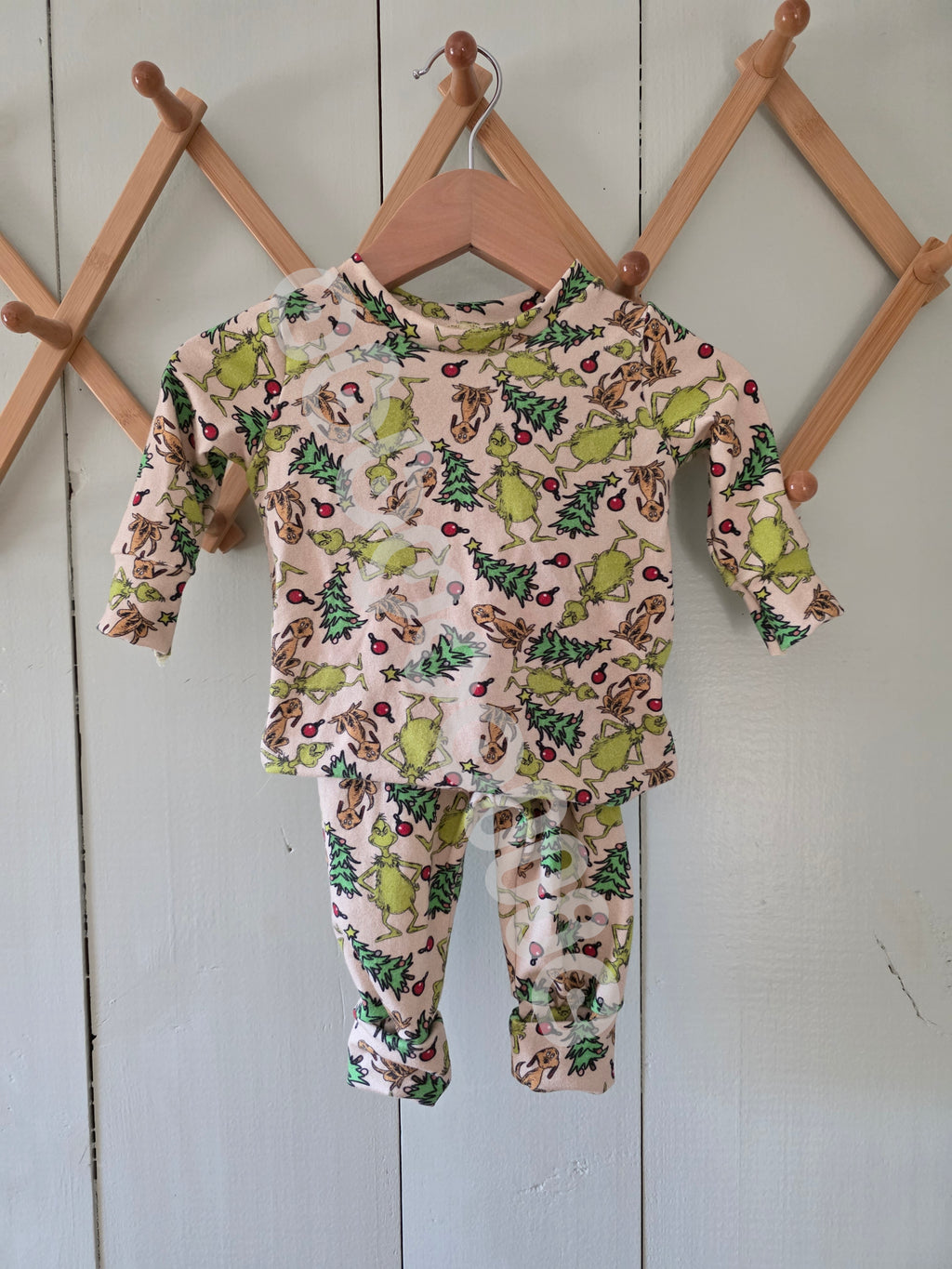 Christmas green Jammie set