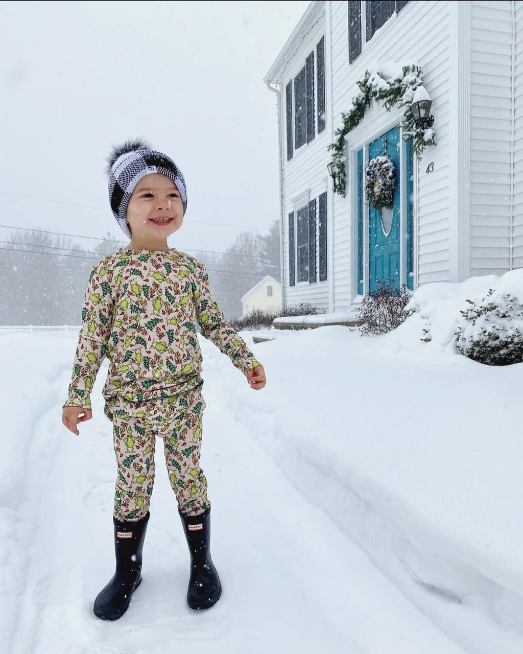 Christmas green Jammie set